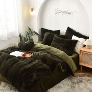 2023 Bedding in winter thickened Flannel down Duvet cover bed sheet pillowcase