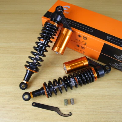 Amortiguador de suspensión neumática ajustable 13 3/8" 340 mm para Honda Yamaha ATV UTV Foto 1 de 4