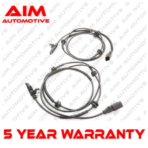 AIM 2X REAR ABS WHEEL SPEED SENSORS FOR CITROEN C6 PEUGEOT 407 1.8 2.2 2.0 3.0 W - Picture 1 of 2