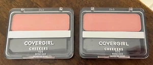 Pack of 2 CoverGirl Cheekers Blush Rose Silk 105 0.12 oz makeup mujer rosa - Picture 1 of 3