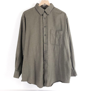 Turnbury Green Mens SIZE XL Textured Long Sleeve Button Down Casual Dress Shirt