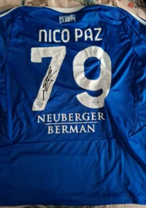 Maglia Autografata Como Calcio NICO PAZ n.79 con Patch Serie A - Foto 1 di 1
