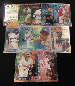 1995 SCORE PLATINUM 10 CARD TEAM SET MONTREAL EXPOS WALKER & MARTINEZ HOF! - Picture 1 of 2