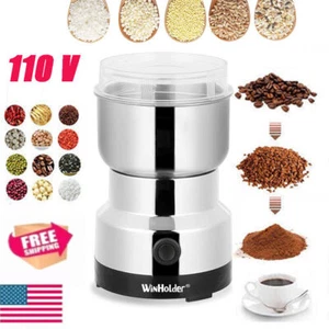 Electric Coffee Bean Grinder Nut Herb Grind Spice Crusher Mill Blender AC110 V - Picture 1 of 9