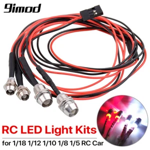 RC LED Light Kits Lamp for 1/18 1/12 1/10 1/8 1/5 Traxxas HSP SCX10 D90 HPI Cars - Picture 1 of 47