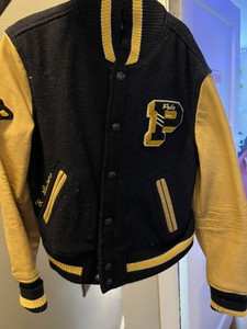 letterman jacket polo