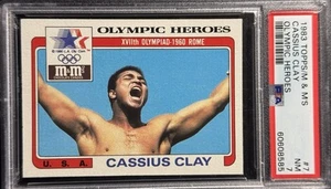 1983 Topps M & M’s Olympic Heroes Cassius Clay Muhammad Ali PSA 7 NM - Picture 1 of 2