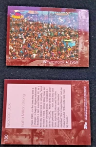 2001 Topps American Pie Card #130 WOODSTOCK Mint - Imagen 1 de 1