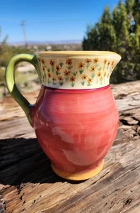 Pfaltzgraff The Secrets of Pistoulet Pitcher Jana Kolpen Handpainted Sunflowers - Picture 1 of 16