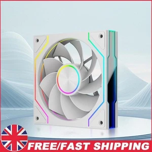Ventilateur PC 12 cm boîtier ventilateur 4 broches PWM ventilateur d'ordinateur adapté à la plupart des systèmes de refroidissement PC - Photo 1/18