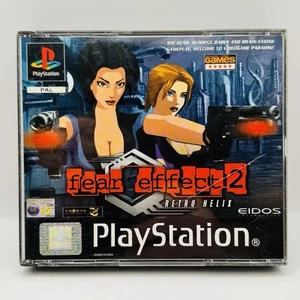 Fear Effect 2 Ps1 PAL Playstation 1 Tested Manual 4 Discs Ex Rental Retro Helix - Picture 1 of 14