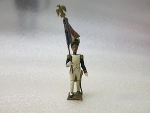 Vintage 1/30 French Napoleonic Porte-Aigle Eagle Bearer Standartenträger Flagge - Bild 1 von 5