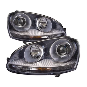 Pair Left Right Set Headlights Fits 2005-2010 Volkswagen GTI HID - Foto 1 di 7