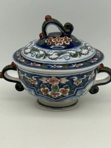Jarrón con tapa DELFT MAKKUM TICHELAAR URNA APROX. 6,5"" Excelente Estado - Imagen 1 de 11