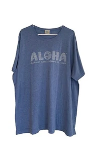 Coastal Classics Unisex Blue ALOHA SHAVE ICE-MAUI Tee Sz XL - Picture 1 of 6
