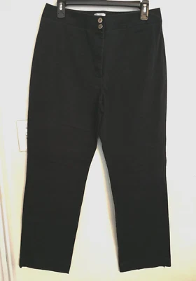 Chicos Mujer Pantalones 1.5 M 10 Negro Caqui Chino Vestido Bolsillos Trabajo Carrera Oficina Foto 1 de 3