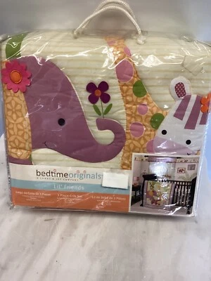 Juego de ropa de cama para cuna de bebé Lil' Friends de 3 piezas Bedtime Originals Foto 1 de 4