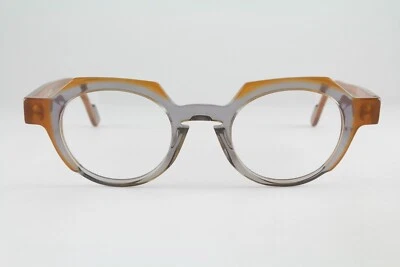Authentic Anne et Valentin VARDA 1236 42mm Translucent Brown Gray Glasses France - Image 1 of 4