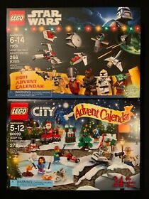 🎄2 Lego Sets Star Wars & City Christmas Advent Calendar 7958 & 60099