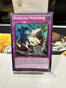 Yu-Gi-Oh! Dogmatika Punishment 1st Ed. RA01-EN076 Super Rare NM/LP x1 - Picture 1 of 1