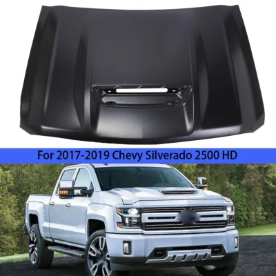 Fit 2017 2018 2019 Chevrolet Silverado 2500/3500 6.6L Hood Panel New - Image 1 of 4