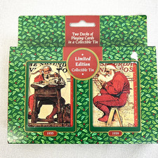 Norman Rockwell Saturday Evening Post Playing Cards New 2 Decks Christmas Gift