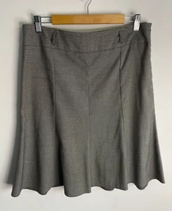 Target Skirt Womens Size 12 Dark Grey Zipper Flared Flowy Comfy Stretch Casual - Picture 1 of 11
