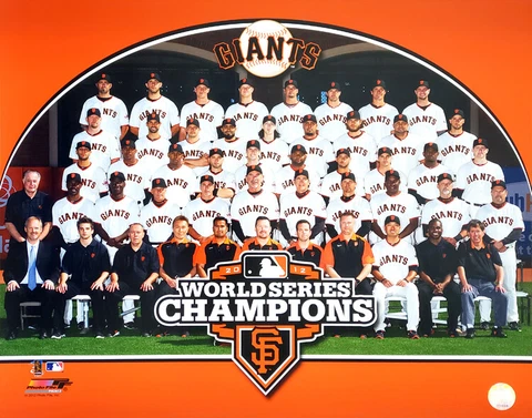 San Francisco Giants 2012 World Series Champions Team 16x20 POSTER Photo Print Cover
