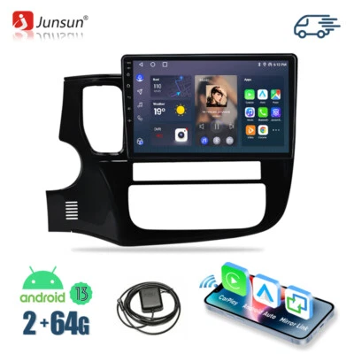 Für Mitsubishi Outlander 2012-2018 64G Android 13 Autoradio CarPlay GPS Navi - Bild 1 von 4