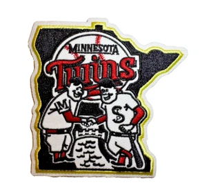Minnesota Twins Vintage MLB Team Logo Embroidered 3.5in Iron / Sew-On Patch - Picture 1 of 3
