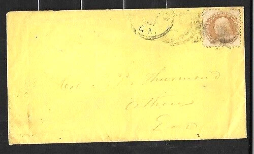 UNITED STATES Sc  112 on COVER  FVF - Image 1 of 1