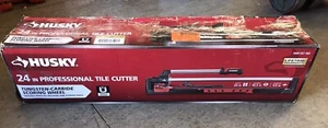 Husky 24 in. Tile Cutter with Tungsten Carbide Blade and Adjustable Gauge - Picture 1 of 6