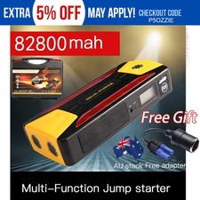 82800mAh Pack Car Jump Starter Emergency Charger Booster Power Bank Battery 600A
