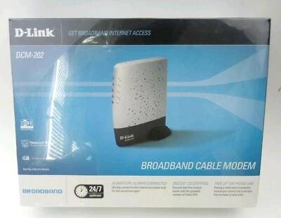 D-Link DCM-202 Broadband Modem / Brand New in Sealed Packaging / FREE SHIPPING - Image 1 of 3