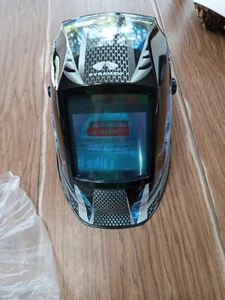 PYRAMEX WHAM3030FM- AUTO DARKENING WELDING HELMET -FLAMES Metal - Picture 1 of 12