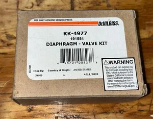 Devilbiss KK-4977 Diaphragm Repair Kit for HAR 511 Regulator 86567 - Bild 1 von 4