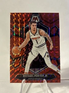 2023-24 Panini Mosaic Michael Porter Jr. Red Prizm #110 - Picture 1 of 2