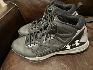 Under Armour Jet Mid Men's Basketball Shoes Size 12 Black - Picture 1 of 9