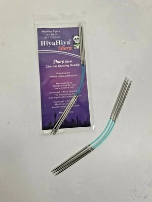 HiyaHiya SHARP FLYERS Ferri Da Maglia Circolari, 2 - 3,5 Mm, 20 Cm - Immagine 1 di 4