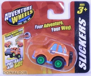Citroen 2CV Citroën Pizza Delivery Adventure Wheels Slickers Micro Pull Back - Picture 1 of 2