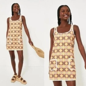 Tuckernuck Beach NEU Twiggy Buds Mini Frottee Kleid Schwimmen Orange Cover Up Gr. XL - Bild 1 von 11