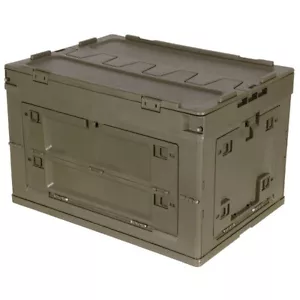 Box Kunststoff Kiste faltbar 60 Ltr Outdoor Army Case Lagerbox Transportkiste - Bild 1 von 5