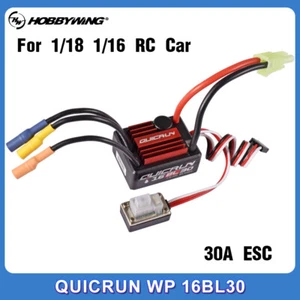 Hobbywing QuicRun WP-16BL30 30A Brushless ESC Speed Controller For 1/16 RC Car - Picture 1 of 17