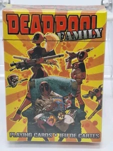 Marvel DEADPOOL FAMILY PLAYING CARDS NEW Factory SEALED AQUARIUS Poker - Picture 1 of 2