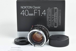 Voigtlander Voigtlander NOKTON Classic Nokton Classic S.C 40mm F1.4 VM (88-H72)