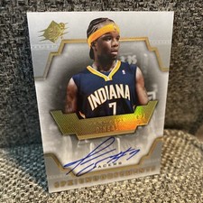JERMAINE O'NEAL 2007-08 UPPER DECK SPX ENDORSEMENTS AUTO PACERS