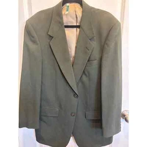 Evan-Picone Vintage Men's Suit Coat | 100% Pure Wool Blazer | Greenish - Picture 1 of 6