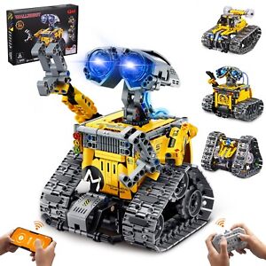 Sillbird STEM Building Toys, 4in1 Remote & APP Controlled Creator Wall Robot ...