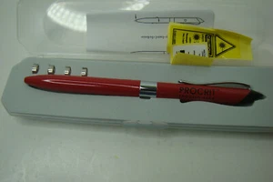 Rot Metall Procrit Pen Drug Rep Pharma mit Laserlicht - Bild 1 von 6