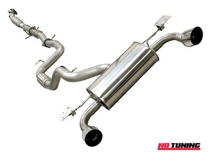 Sistema de escape completo de acero inoxidable mangosta Ford Focus RS Mk2 con gato deportivo - Imagen 1 de 2
